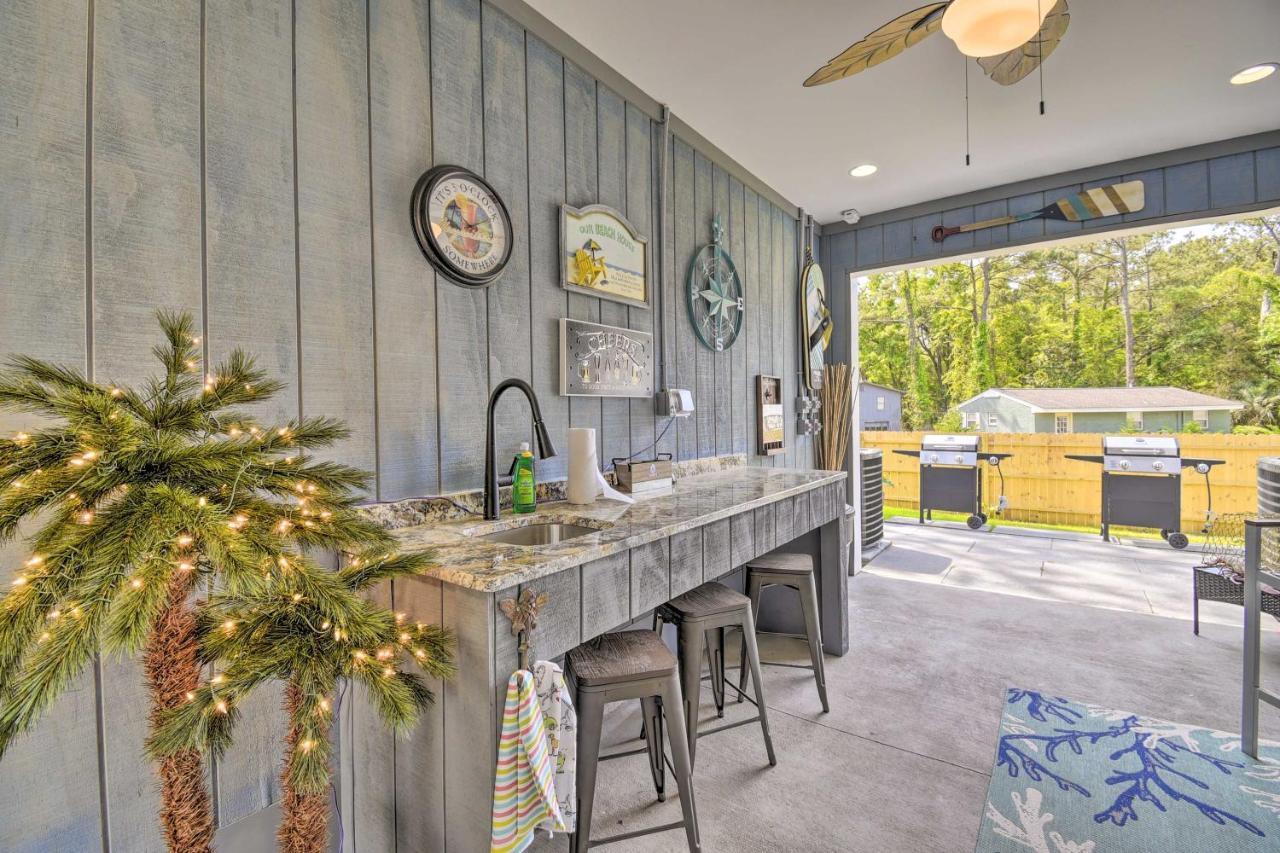 Ocean Isle Beach Home With Shared Lanai And Grill 外观 照片