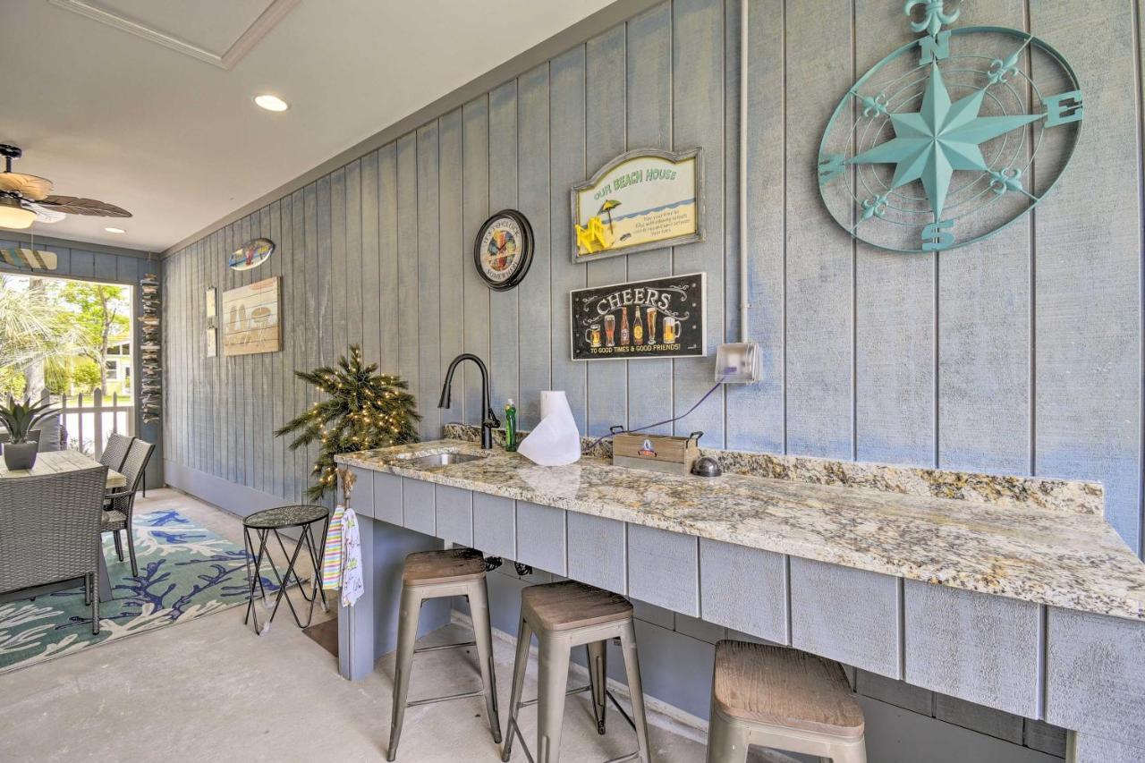 Ocean Isle Beach Home With Shared Lanai And Grill 外观 照片